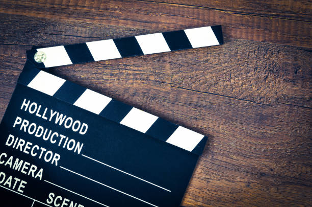 istock Opened clapper board or slate film 861888732