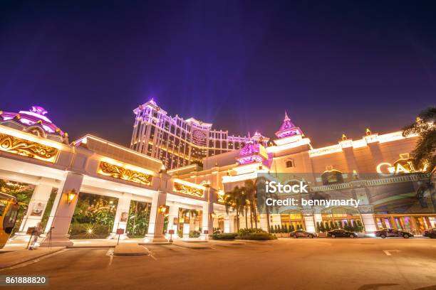 Galaxy Casino In Macau Stock Photo - Download Image Now - Addiction, Architecture, Asia