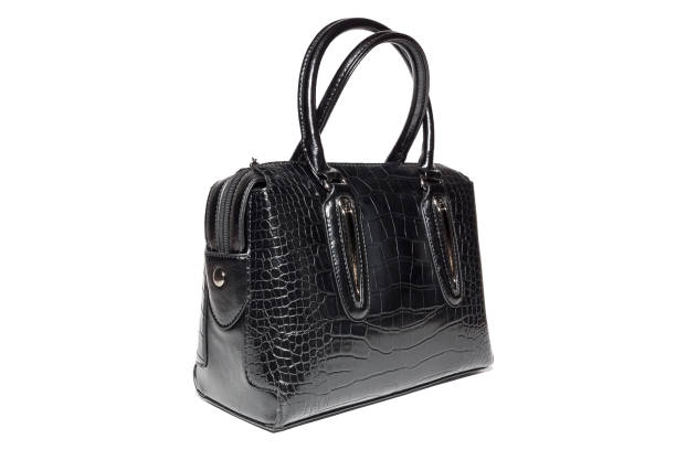 istock women's leather handbag in black 861896190