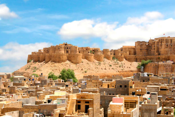 golden fort - jaisalmer imagens e fotografias de stock