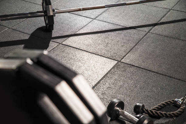 istock Sport equipment in Gym 861910654