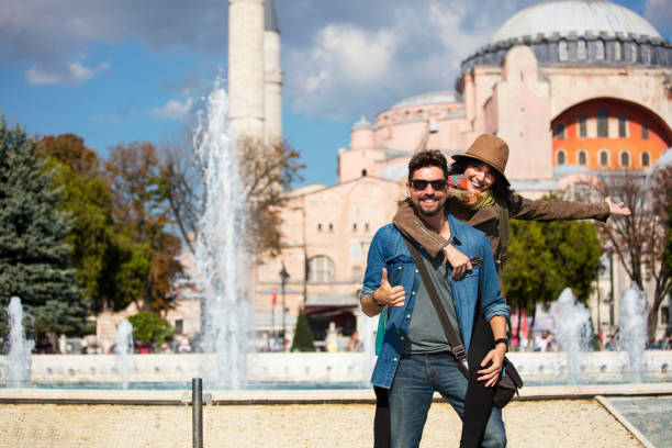 istock Hi, Mom! Look here Hagia Sophia Museum 861910766