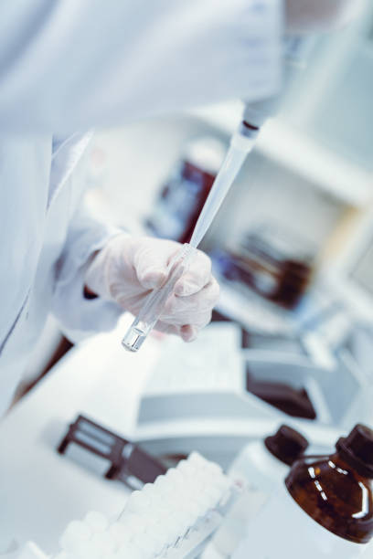 istock Tech or Scientist Works in His Laboratory and Doing Water Test 861910962
