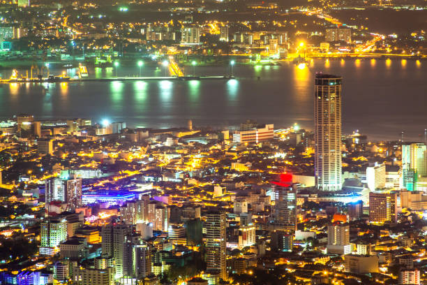 istock George Town City view from Penang Hill during dawn 861919732
