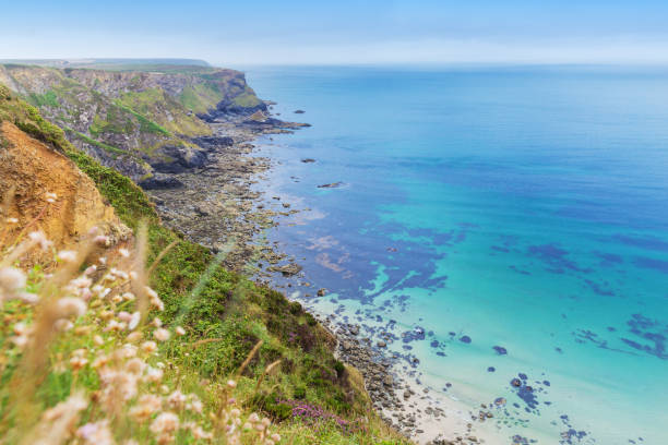 istock Popular Heritage Coast Atlantic ocean, Cornwall, England, UK 861920536