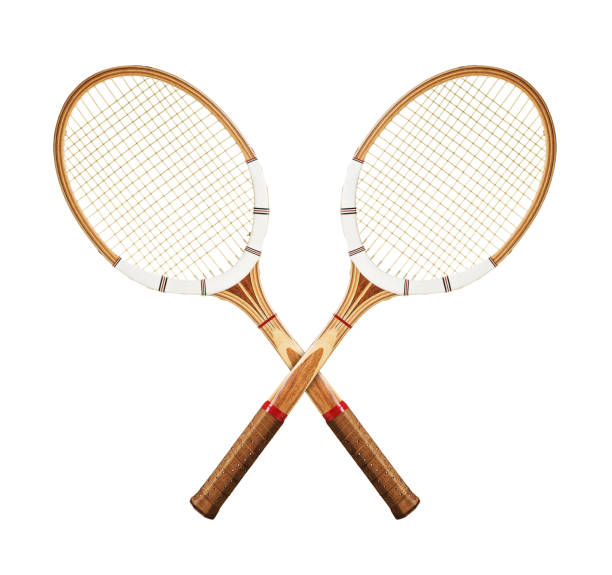 Tennis rackets on white Tennis rackets on white background cross match stock pictures, royalty-free photos & images