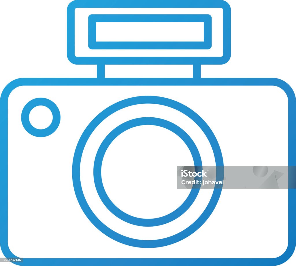 Flashing Camera Button Photographic Camera Flash Button Lens Stock Illustration - Download ...