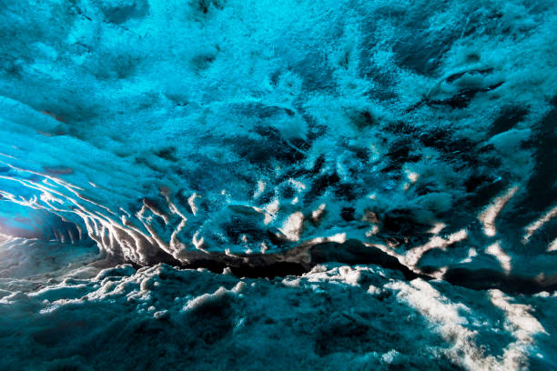 istock Blue ice cave view during winter in Jokulsarlon, Iceland 861935014