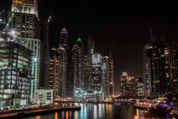 istock Dubai Marina at night, UAE 861951552