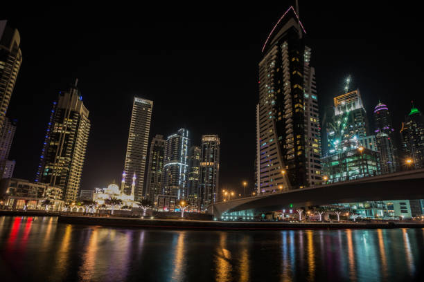 istock Dubai Marina at night, UAE 861951648