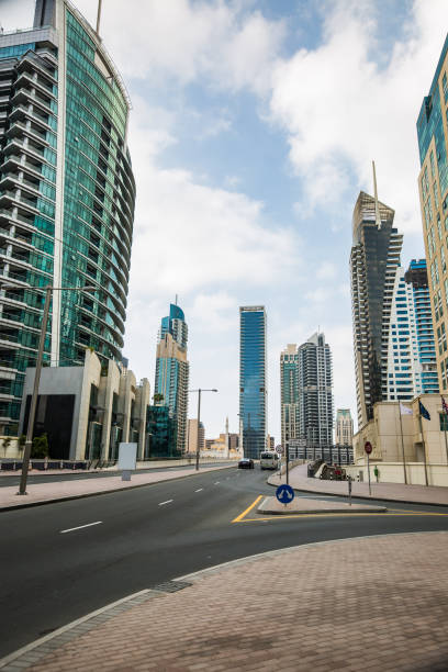 istock Skyscrapers and street in Dubai, UAE 861955308