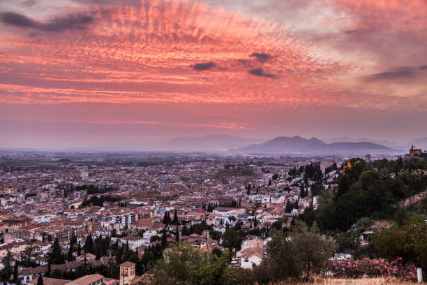 istock Panorama of Granada at sunset 861962748