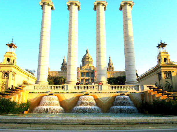 istock Playa Catalunya with Fountains 861970382