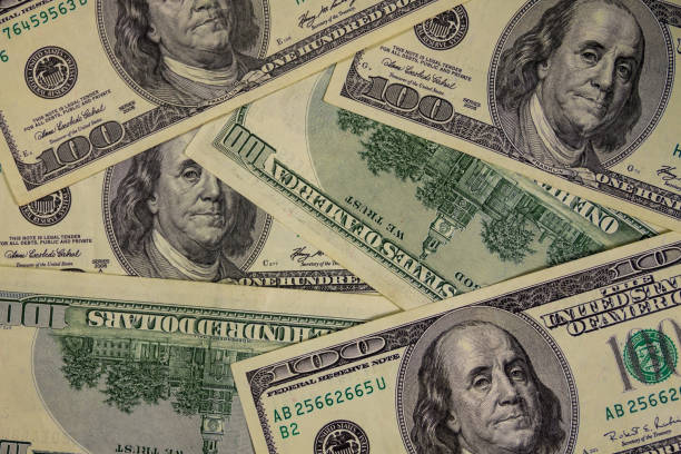 istock Background of the hundred dollar bills 861975522