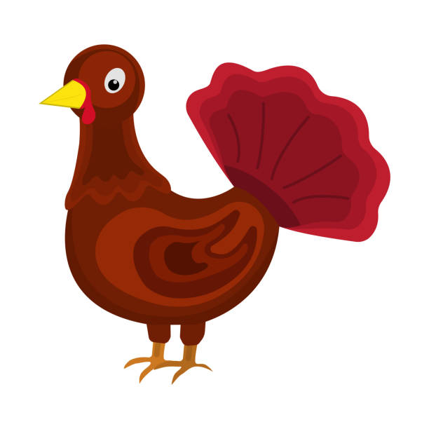 Turkey Icon Cartoon Style Vector Illustration For Thanksgiving Day Stock  Illustration - Download Image Now - iStock