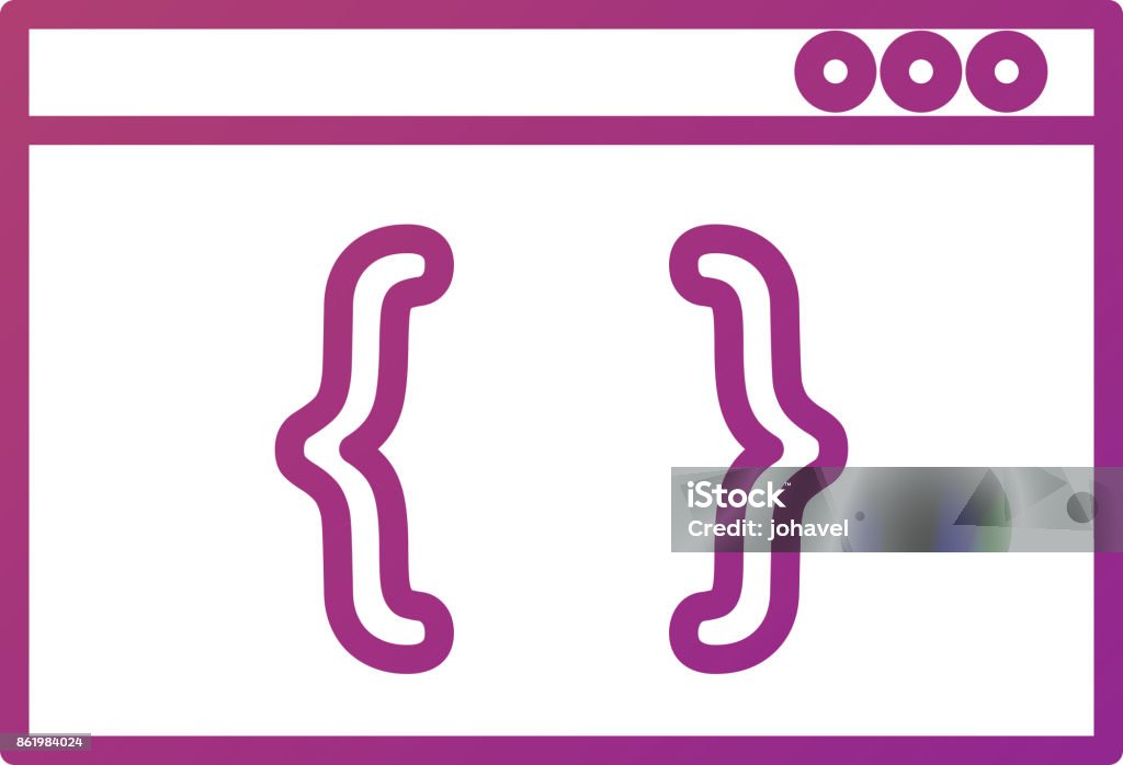 Computer Website Coding Coding Computer Website Programming Language Page Stock Illustration ...