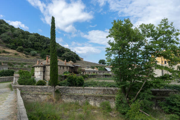 istock Greek Monastery on Mount Athos, Chalkidiki, Greece 861984034