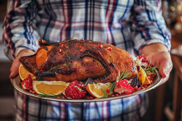 istock Traditional Christmas Duck Holiday Dinner 861994862