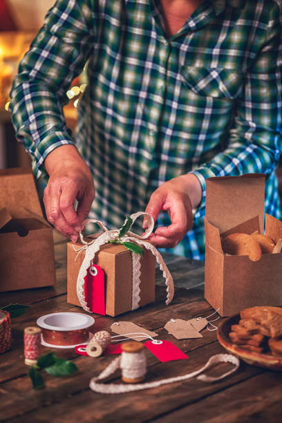 istock Sending Homemade Cookies for Christmas as a Gift 861997890