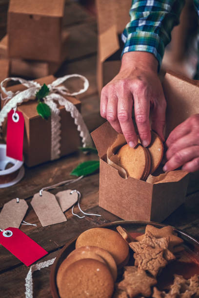 istock Sending Homemade Cookies for Christmas as a Gift 861997892