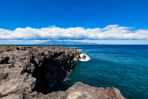 istock coastal rocks, west coast on maui island, hawaii islands 861999194
