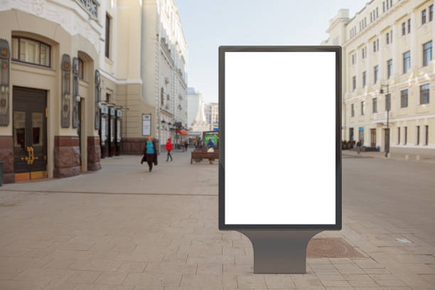 istock Blank street billboard poster 862001484