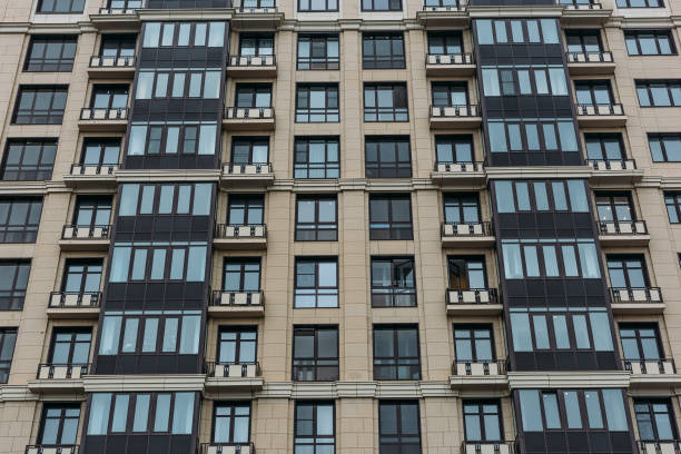 istock Modern building facade exterior, office, construction, urban architecture 862006746