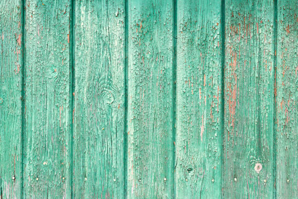 istock The old green wood texture with natural patterns 862022610