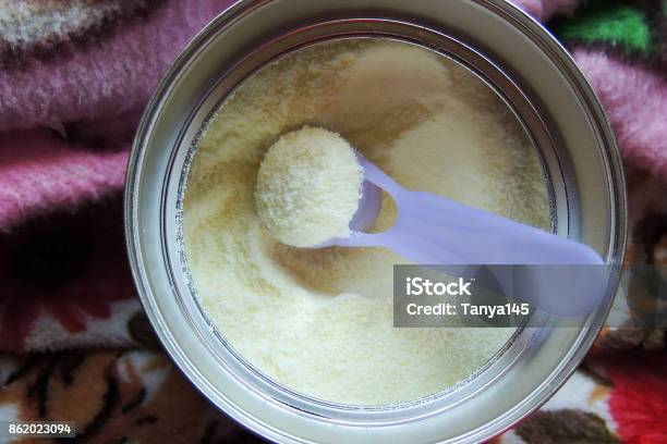 Baby Food Powdered Milk Stock Photo - Download Image Now - Mathematical Formula, Milk, Baby Food