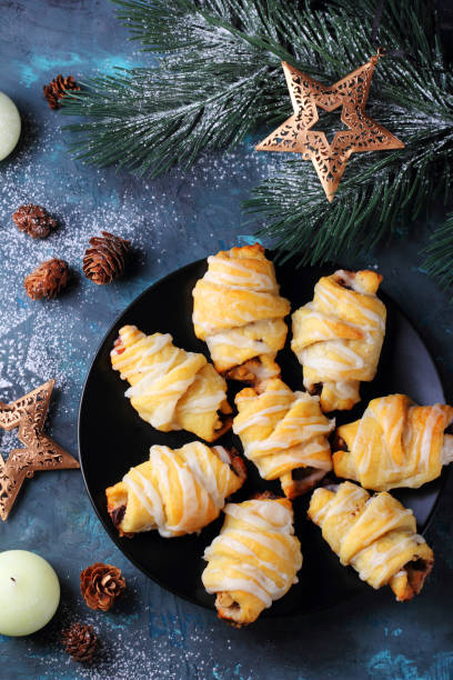 istock cottage cheese rolls with chocolate and nuts 862026592