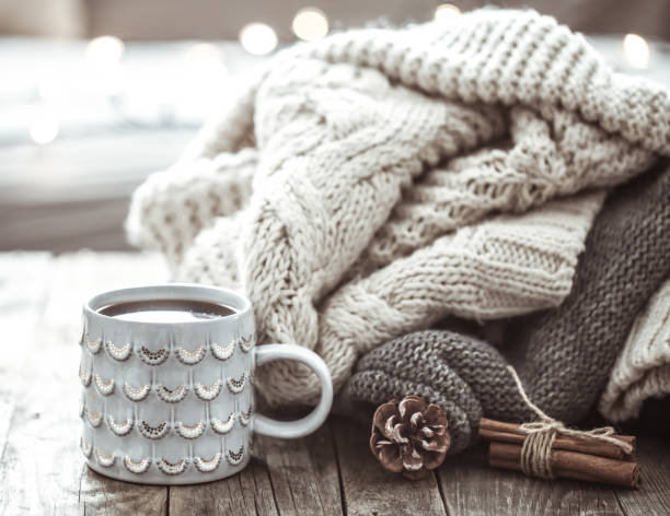 istock cozy still life with Cup of tea 862026896