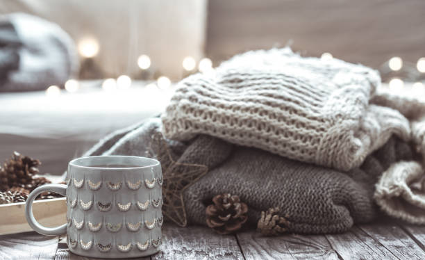 istock cozy still life with Cup of tea 862026898
