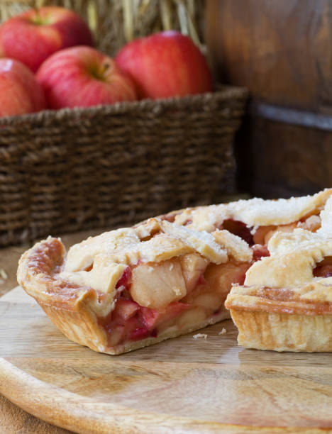istock Slice of Apple Cranberry Pie 862030100