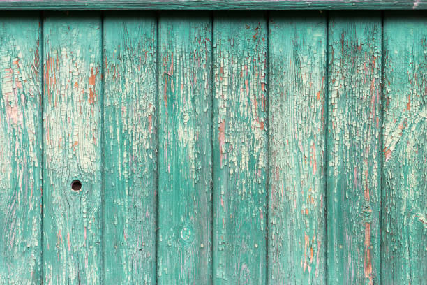 istock The old green wood texture with natural patterns 862030622