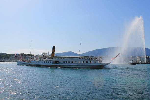 Jet d'eau and lake geneva
