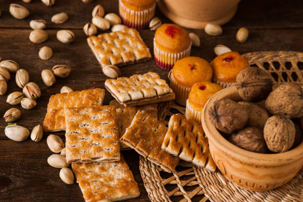 istock Food composition of pastry products 862040244