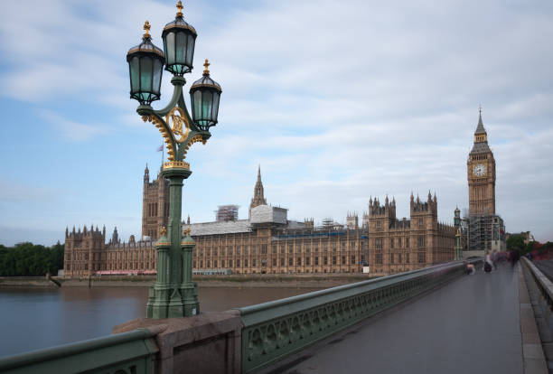 istock Westminster bridge, Big Ben in the morning 862047478