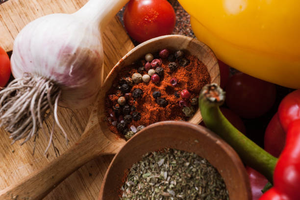 istock Spices. Culinary, cuisine, recipe background 862048100