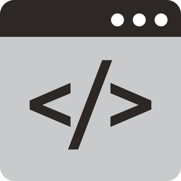 coding window web programming development coding window web programming development vector illustration java colombia stock illustrations