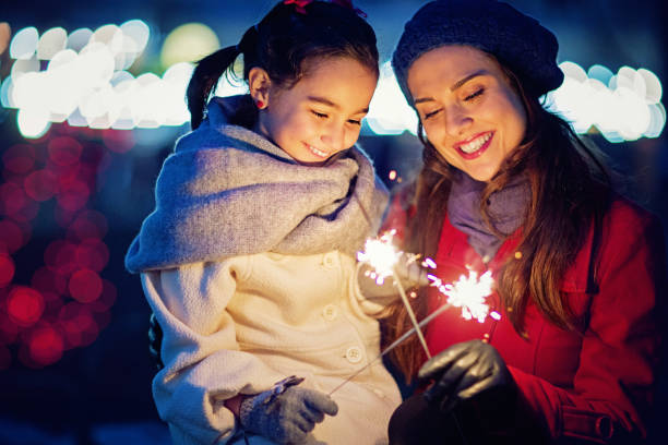 istock Mother is hugging her daughter at Christmas 862093862