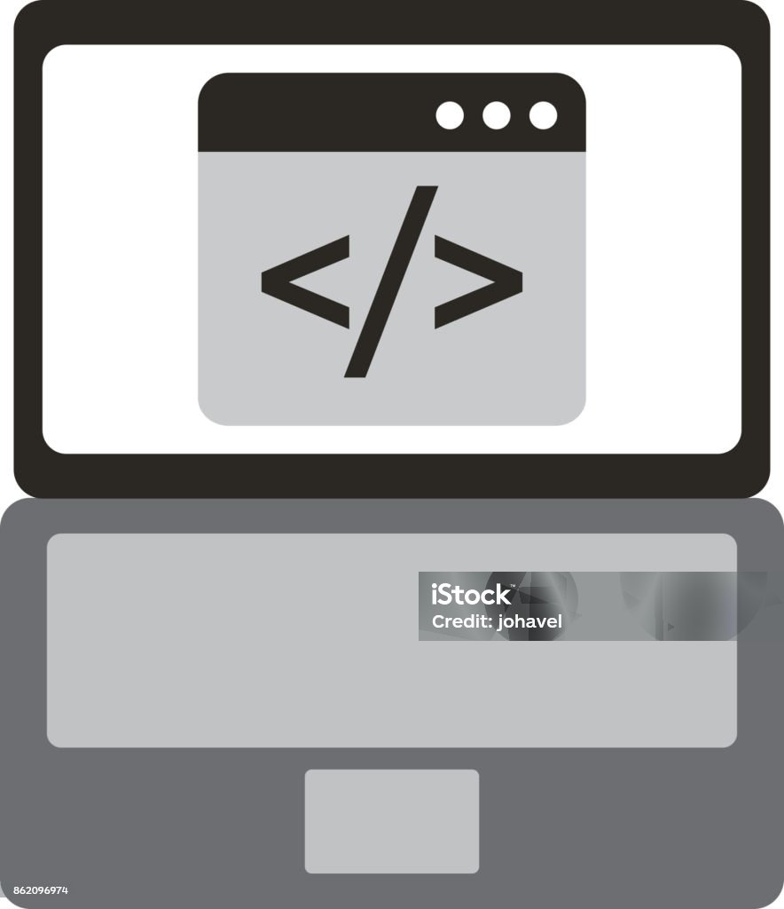 Programm Coding Binary Computer Development Digital Stock Illustration ...