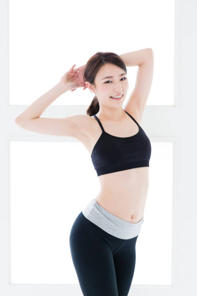 istock attractive asian woman exacising image 862106906