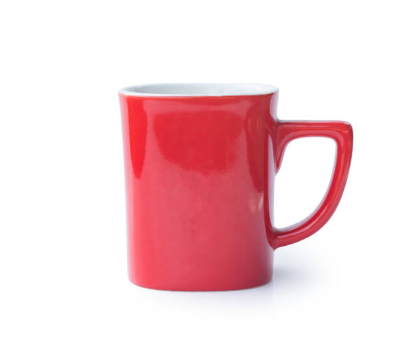 istock red coffee cup with simple design isolated on white background 862112226