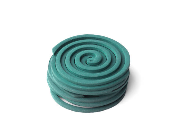 istock mosquito repellent coils are stacked on white background 862112350