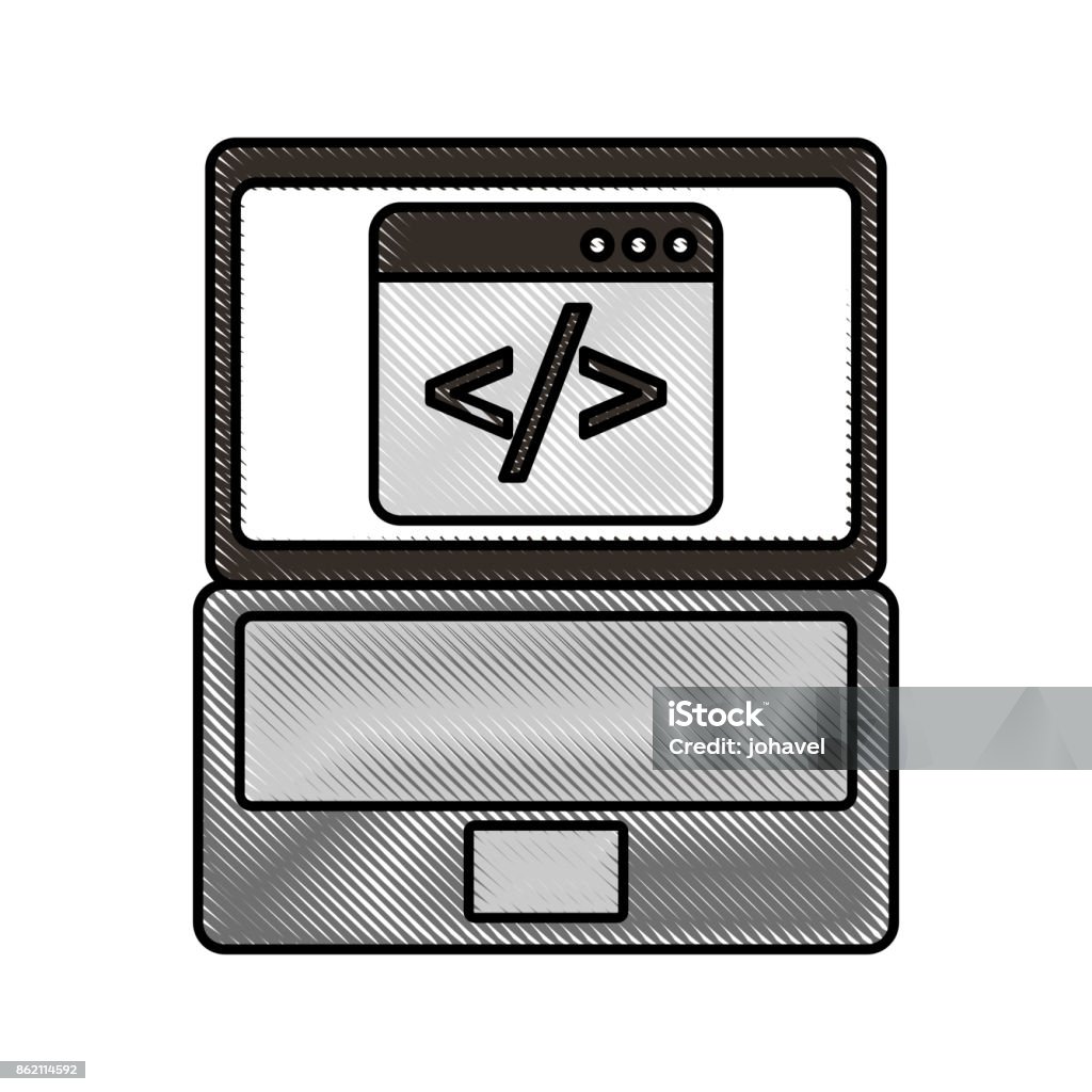Programm Coding Binary Computer Development Digital Stock Illustration ...