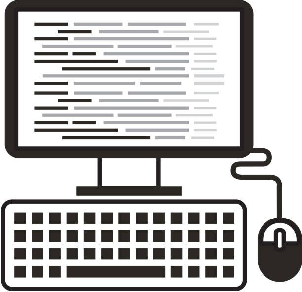 computer programm coding web page software computer programm coding web page software vector illustration java mouse in stock illustrations