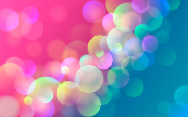 istock Abstract blots background. Vector illustration of abstract colorful bokeh blots background. 862123548