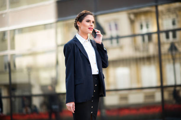 istock Young businesswoman talking on mobile phone 862131684