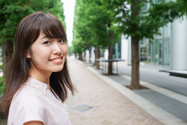 istock Young woman walking on street 862142152