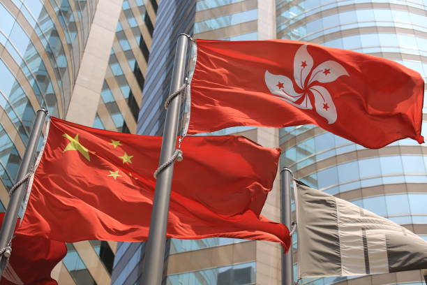 istock china and hong kong flag 862146898